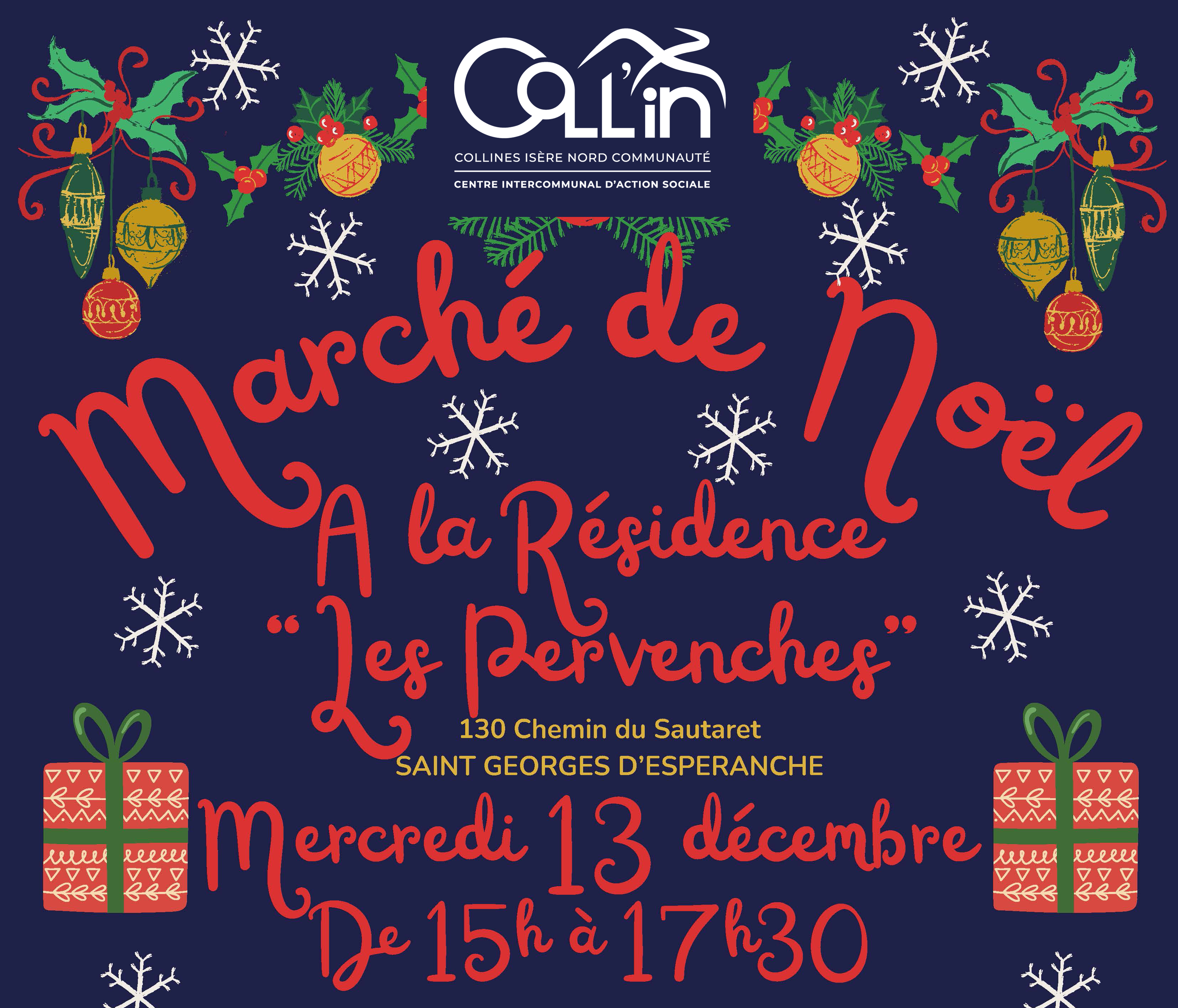 Image de La résidence Les Pervenches organise son Marché de Noël