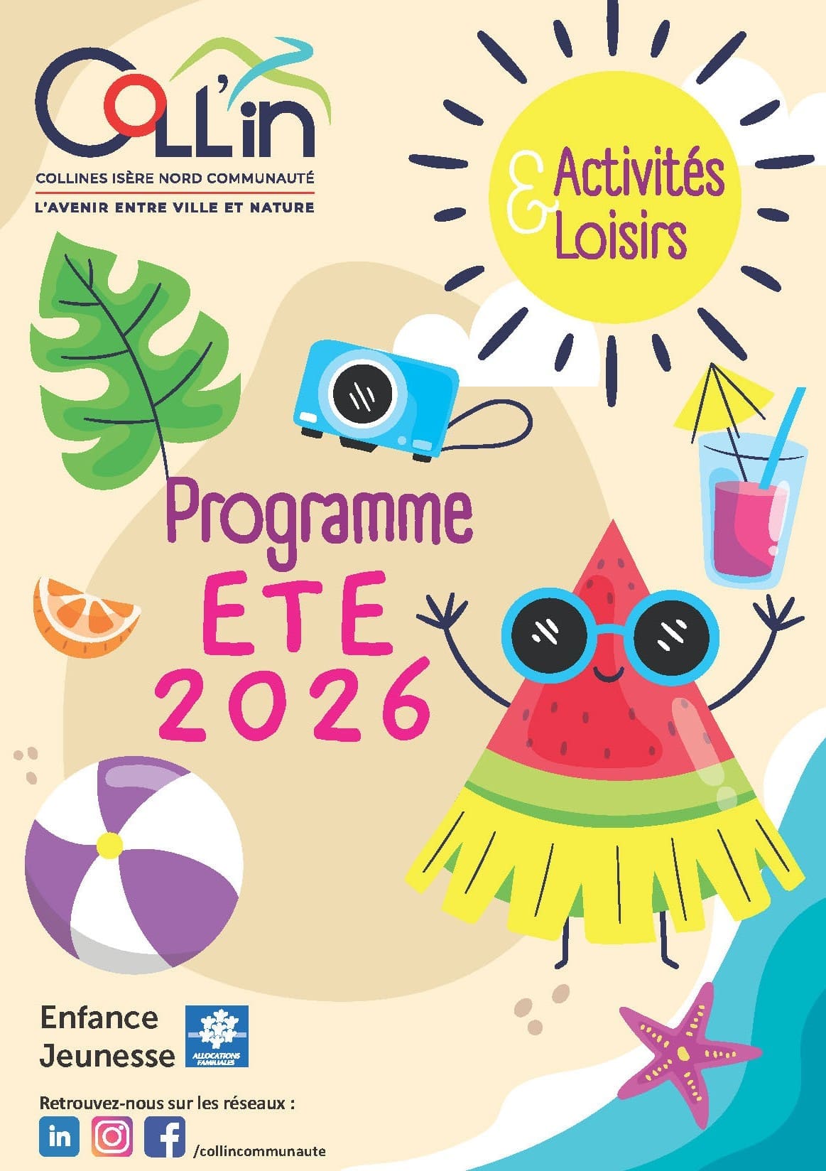 Programme Enfance/Jeunesse Eté 2026 - COLL'in Communauté